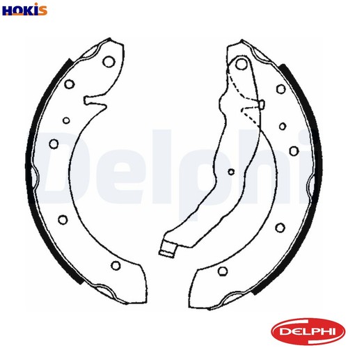 Brake shoe set ls1634 for - shoe,