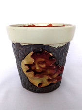 Rare Green Oak Leaf Man Plant Pot Garden Home Ornament Pagan 11cm x 10cm Approx