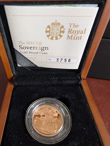 2011 gold sovereign coin - 2011, proof