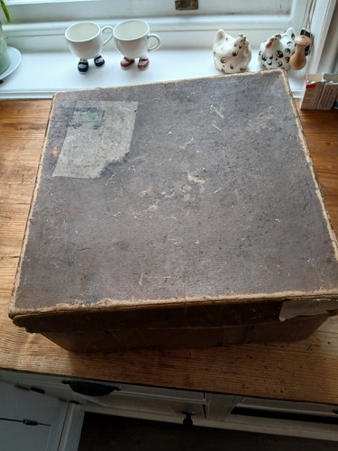 Antique cardboard hat - cardboard,