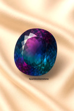 Natural 11.00 Ct Flawless Russian Color Changing Alexandrite Oval Gemstone