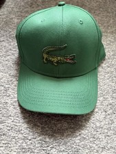 Unisex green Lacoste Twill Cap