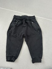 Boys Zara Black cuffed Joggers