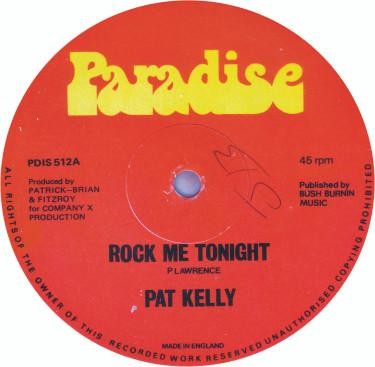 Pat kelly rock tonight - rock,