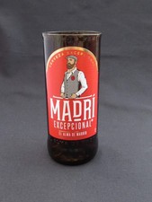 MADRI - BEER / LAGER HIBALL TUMBLER GLASS - 100% RECYCLED! - GREAT UNIQUE GIFT!