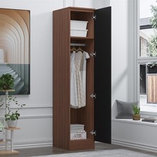 1 Door PLAIN Wardrobe - Black