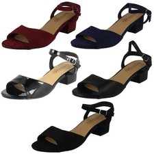 Ladies Spot On 5cm Block Heel