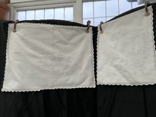 2 Vintage Embroidered Cotton