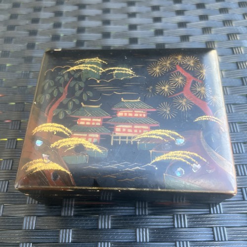 Vintage japanese black lacquer - japanese,