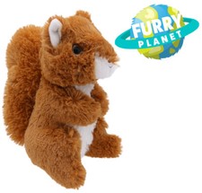 SQUIRREL SOFT TOY PLUSH ANIMAL KINGDOM CUTE CUDDLY TOYS FURRY PLANET 21CM