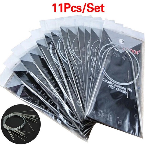 11pcs 80cm metal knitting - 80cm,