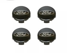 4x 54MM BLACK FORD ALLOY WHEEL