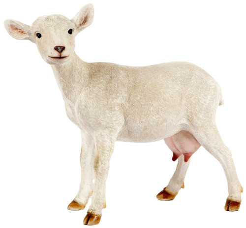 Nannie goat ornament resin - nannie,