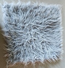 CUSHIONS FAUX FUR Mongolian Long Pile x 7 COVER&INNER PAD 40x40cm Freshly Washed