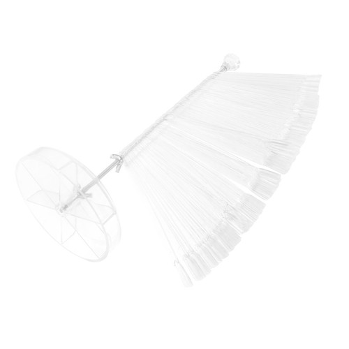 120pcs clear plastic nail - plastic,