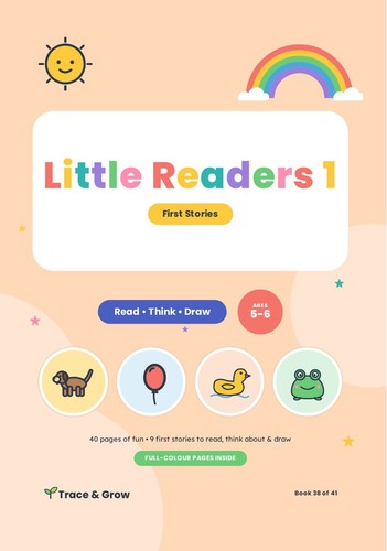 Early reader book kids first - book,