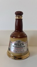 Vintage Bells Scotch Whisky Bell Shaped Bottle By Wade 26.5 Fl Oz (75.7cl)