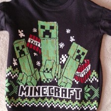 Minecraft Christmas Jumper