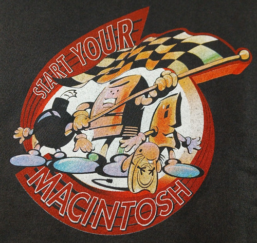 Vintage start your macintosh - start,