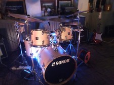 Sonor 2000 drum kit - natural light-wood finish - in good used condition