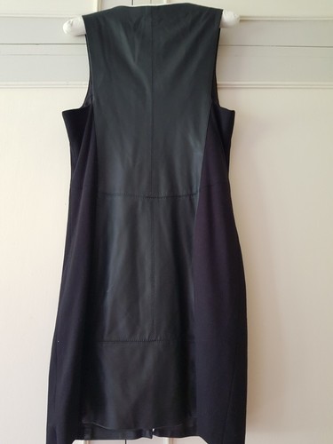Theory leather and lycra - leather, dress