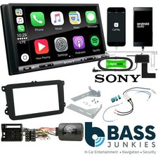 SONY DAB+ Apple | Android + Full Screen Fitting kit VW Golf MK5 MK6