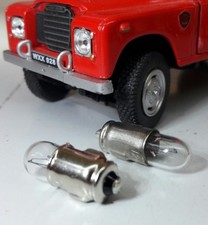 2W 12V Clear Filament Bulbs x2