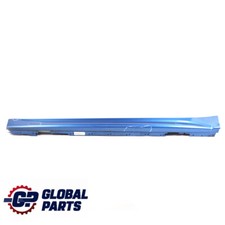 BMW F30 F31 Side Skirt M Sport Sill Strip Left N/S Estoril Blue Metallic - B45
