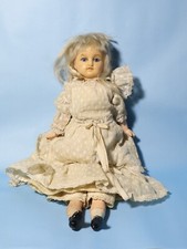 Antique WAX Head Shoulder Doll