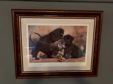Limited Edition “Pick of the Litter” Framed & signed Print by John Trickett 