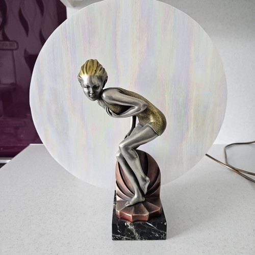 Art deco style bather lamp - style,