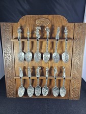 Vintage Franklin Mint Disney Brothers Grim Pewter Fairy Tales Spoons 1979