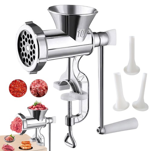 Manual meat grinder - meat, heavy