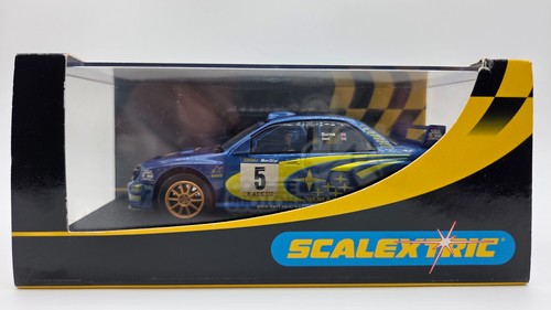 Slot car scalextric subaru - car,