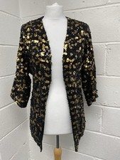 M&Co Black & Gold Sequin 3/4