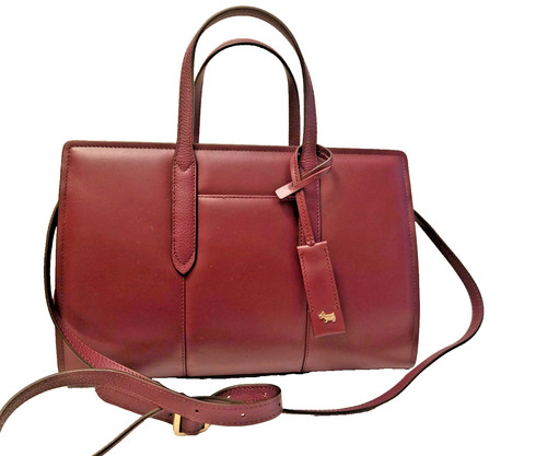 Radley handbag merlot leather - handbag,