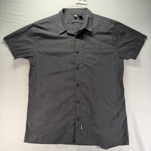 Rusty button shirt mens - up, 2xl