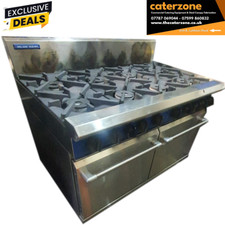 Blue Seal 8 Burner Double Static Oven Gas 1200mm - Refurbished - Exclusive Deals