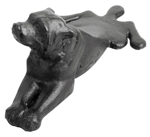 Cast iron dog door - iron, stop