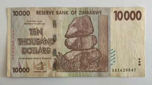 Zimbabwe 10000 dollars 2008 - 10000,