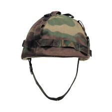 US STYLE PLASTIC HELMET WITH US WOODLAND CAMO CLOTH COVER COMBAT ARMY MILITARY