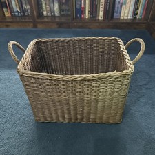 Wicker Basket With Handles