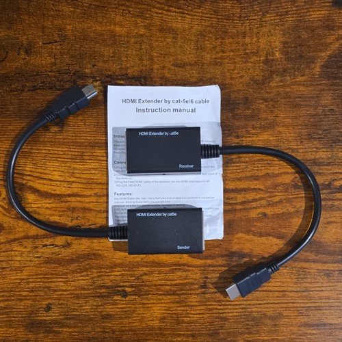 Hdmi extender cat5e - cat5e/6., to