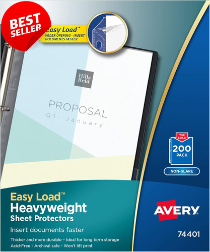 Heavyweight sheet protectors - heavyweight,