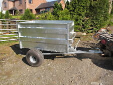Tipping trailer for use with