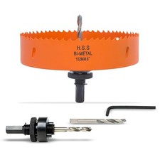 6 Inch Hole Saw with Arbor for