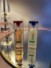 VTG Miniature United Colors of Benetton Hot & Cold EDT Fragrance Perfumes 5.5ml