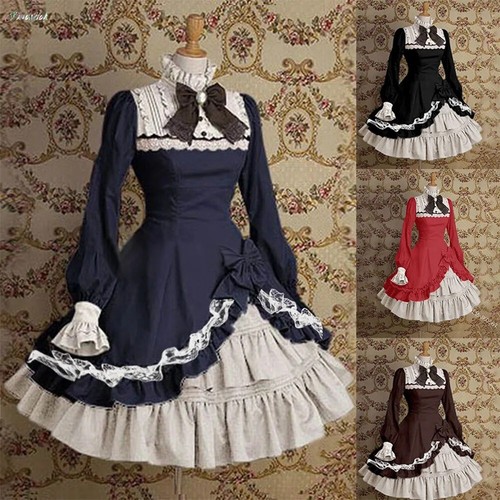 Women gothic cosplay dresses - gothic,