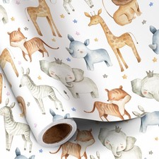 Jungle Animal Wrapping Paper