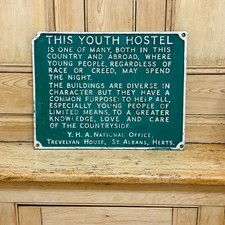 V RARE ORIGINAL VINTAGE YHA